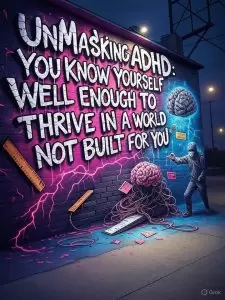 UnMasking ADHD: You know yourself well enough to trhive in a world not built for you.